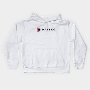 Daleko logo - dark horizontal Kids Hoodie